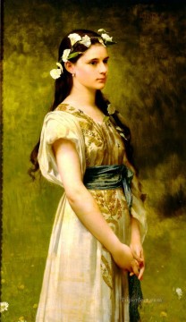  Jules Oil Painting - Portrait of Julia Foster Ward Jules Joseph Lefebvre